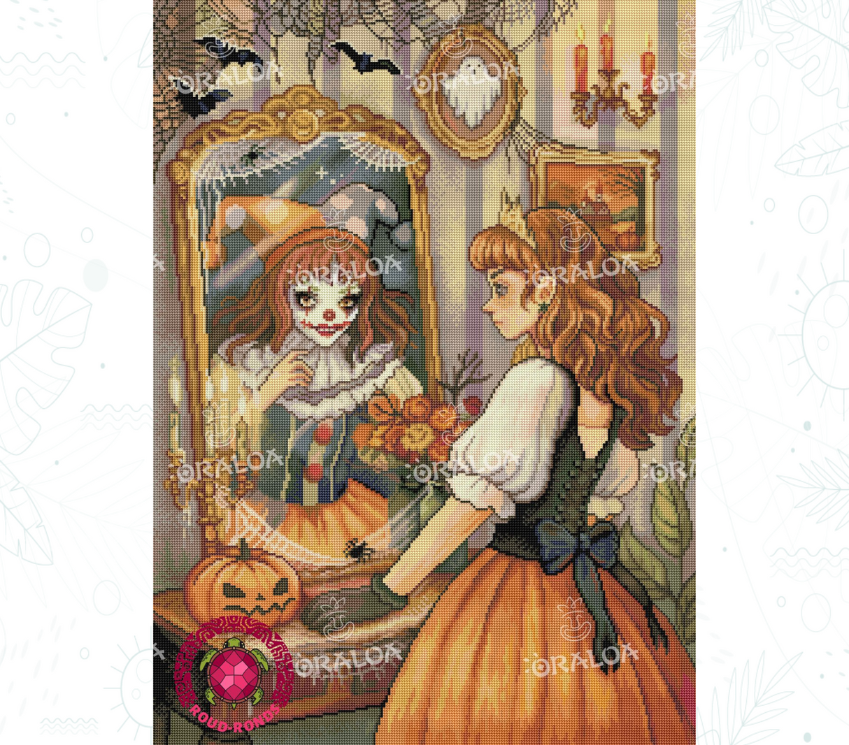 Girl at the mirror