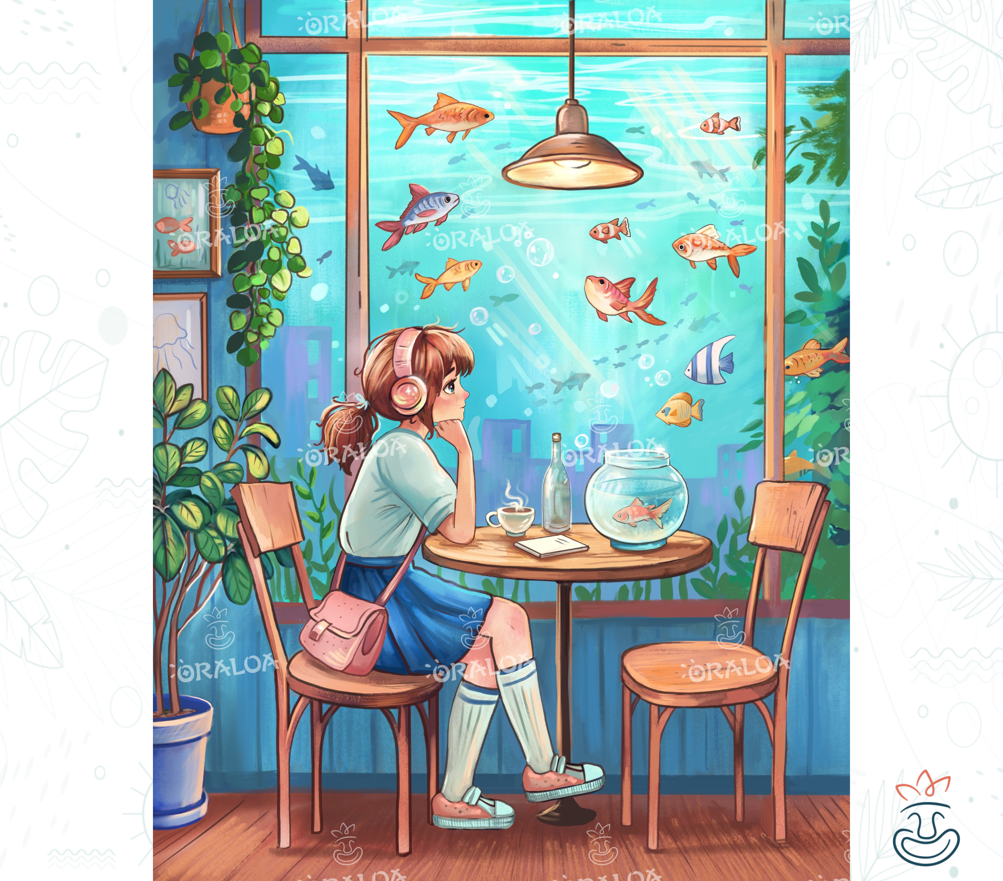 Aquatischer Moment