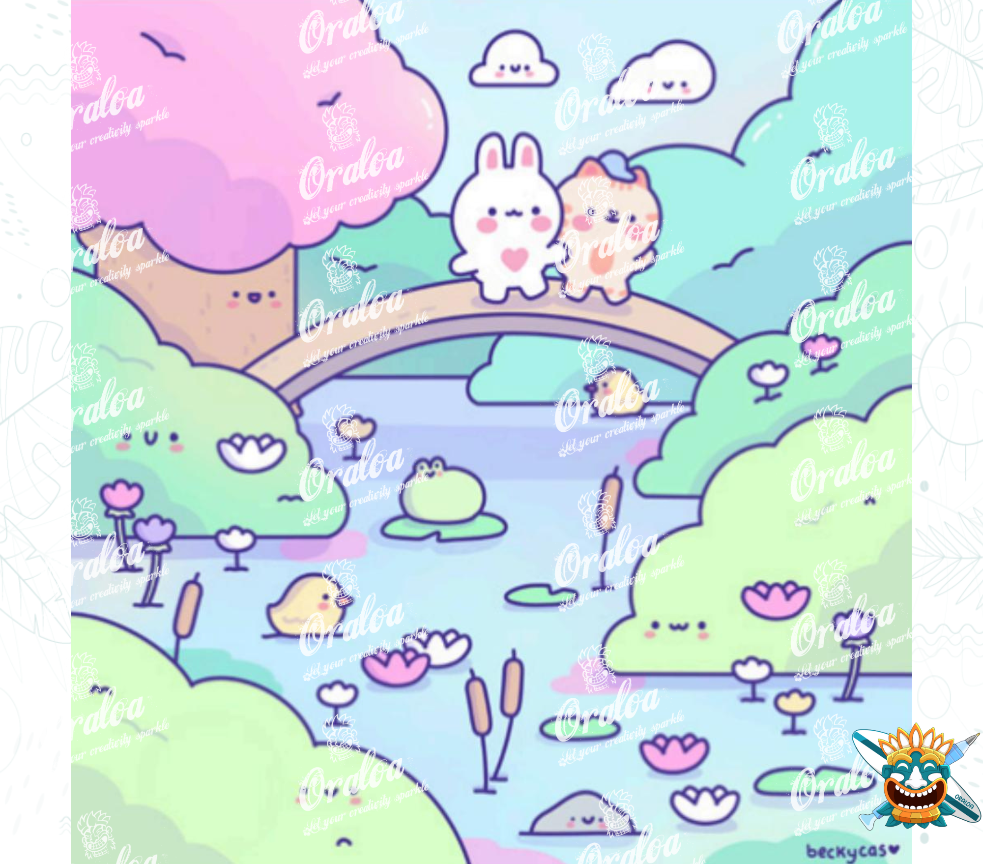 Kit Diamond Painting Cute Park | Art Therapy – Oraloa Kit Diamond Painting Cute Park | Art Therapy – Oraloa