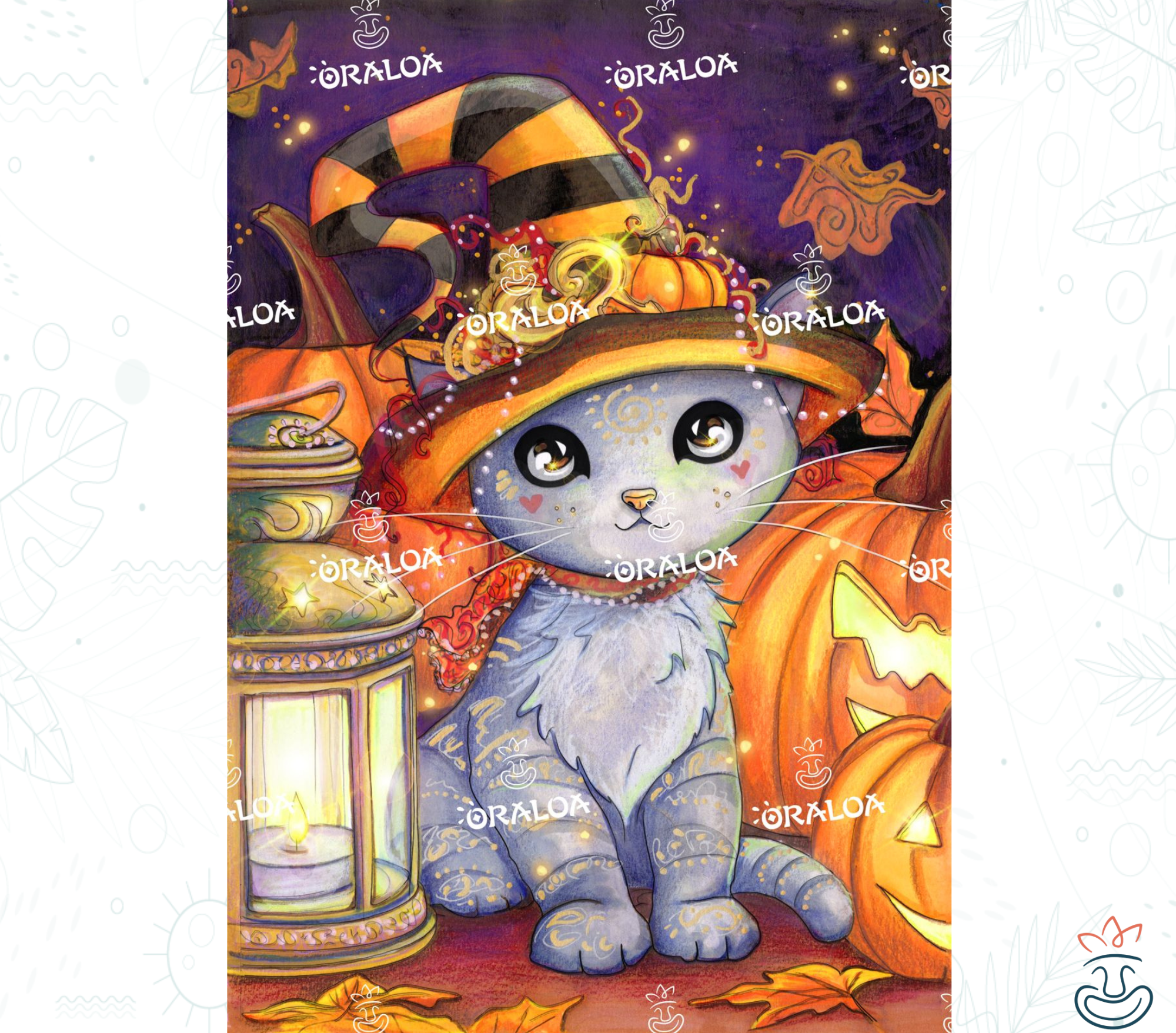 Bordado de diamantes Mi Pequeño Demonio de Halloween - Oraloa Diamond Painting creativo