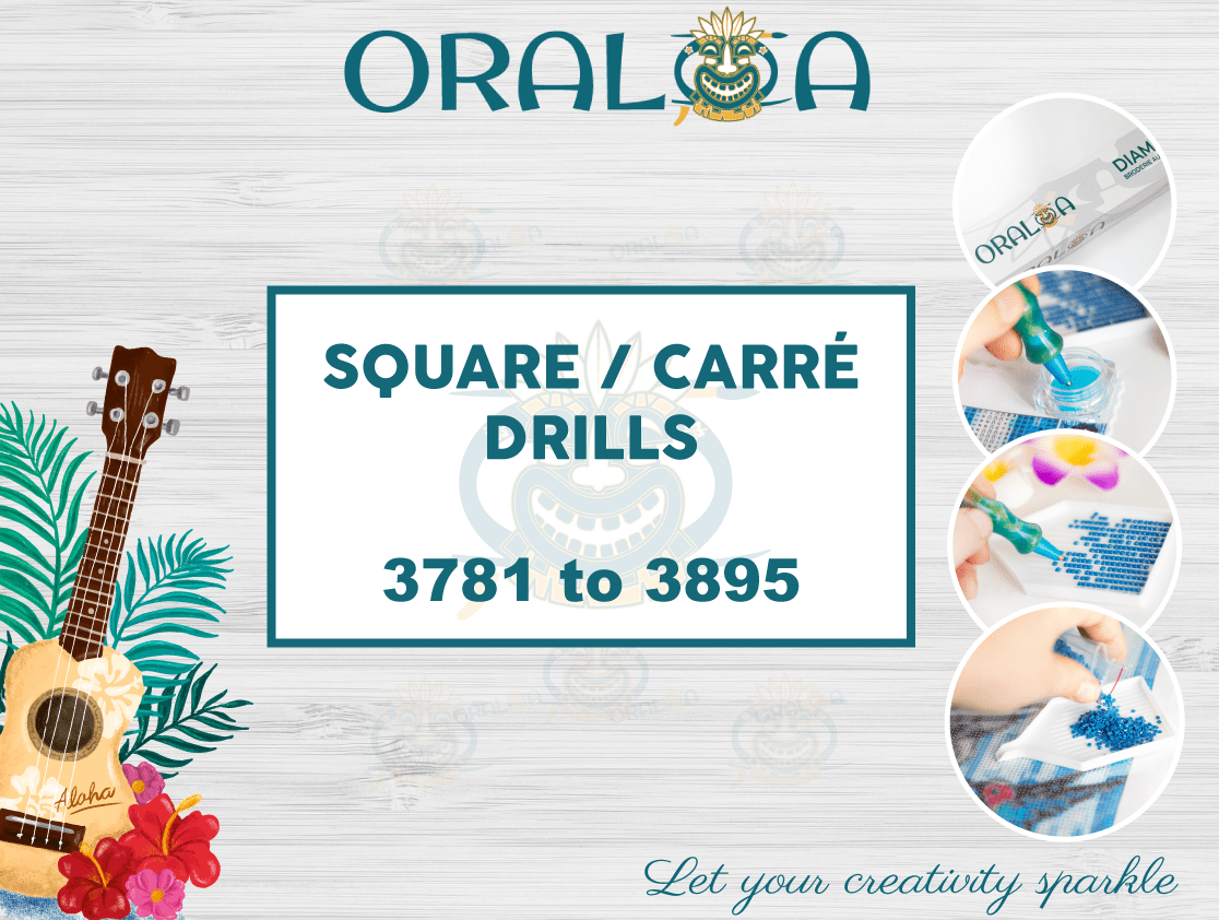 Square drills 3781 to 3895 Oraloa.