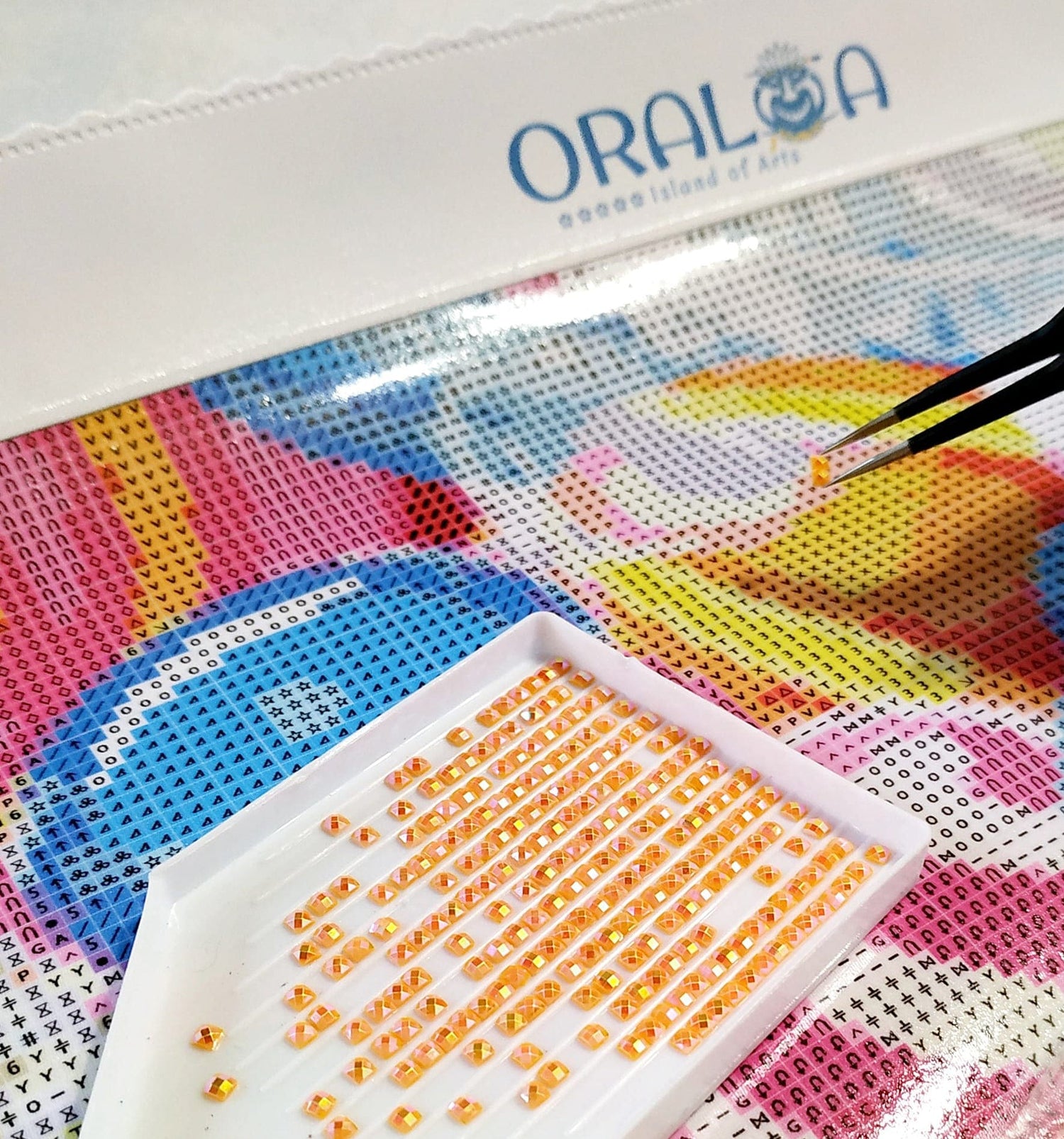 Ergebnis Diamond Painting Craft Room Chaos - Oraloa Kunsttherapie