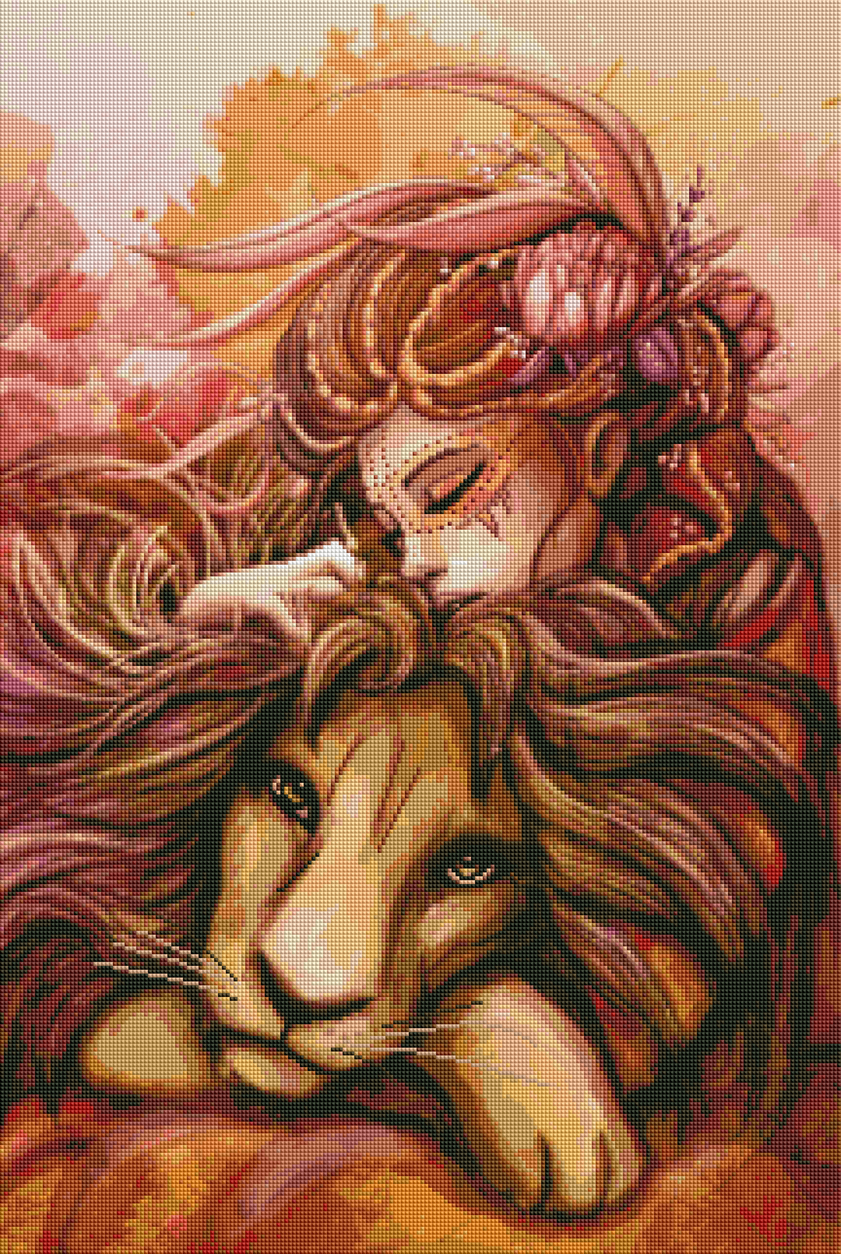 Dompteuse de lion Oraloa.