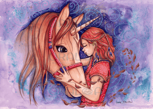 Calin et licorne Oraloa.