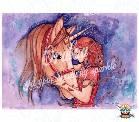 Calin et licorne Oraloa.
