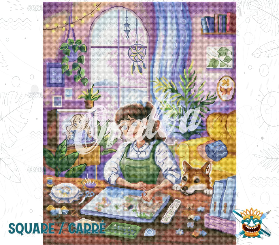 Just You with Oraloa in Diamond Painting - By Maria Chetkareva at