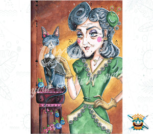 Oraloa Diamond Painting Die Schwiegermutter - Diamantstickerei-Kit Kunsttherapie