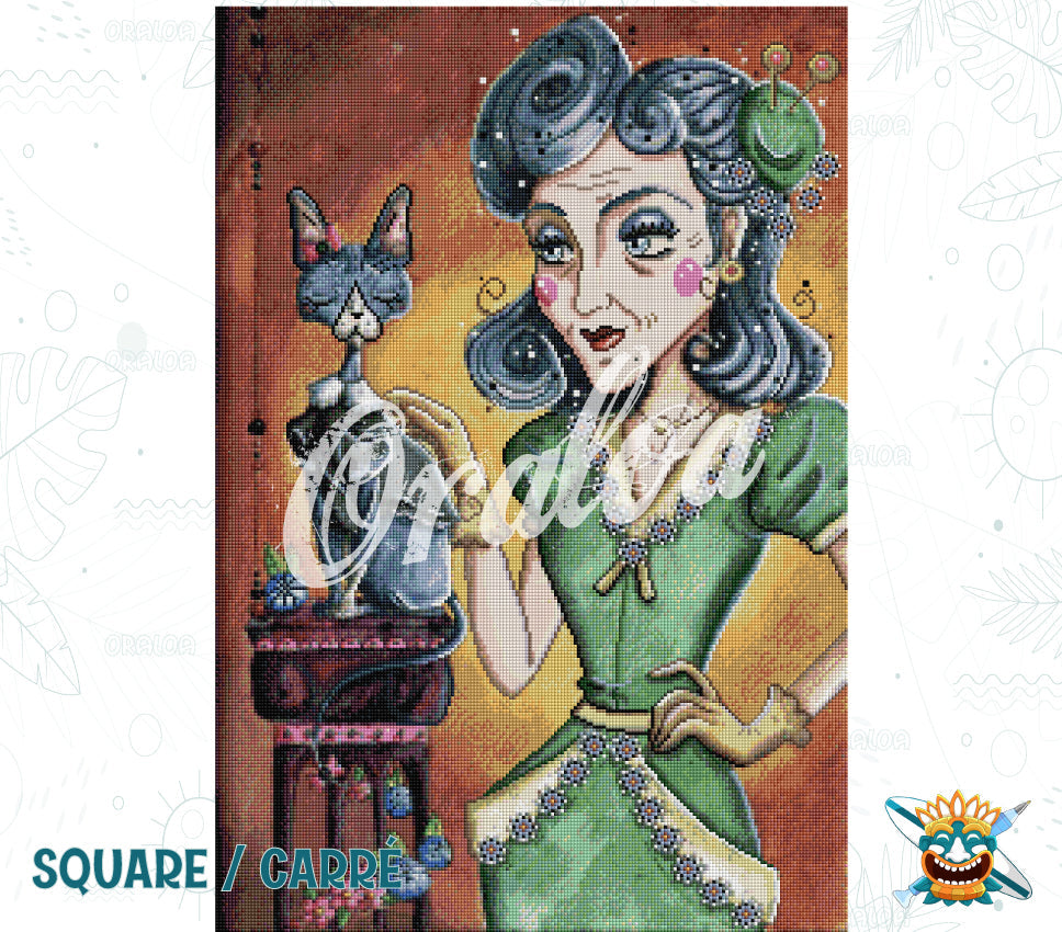 Vorschau Kit Oraloa Diamond Painting Die Schwiegermutter