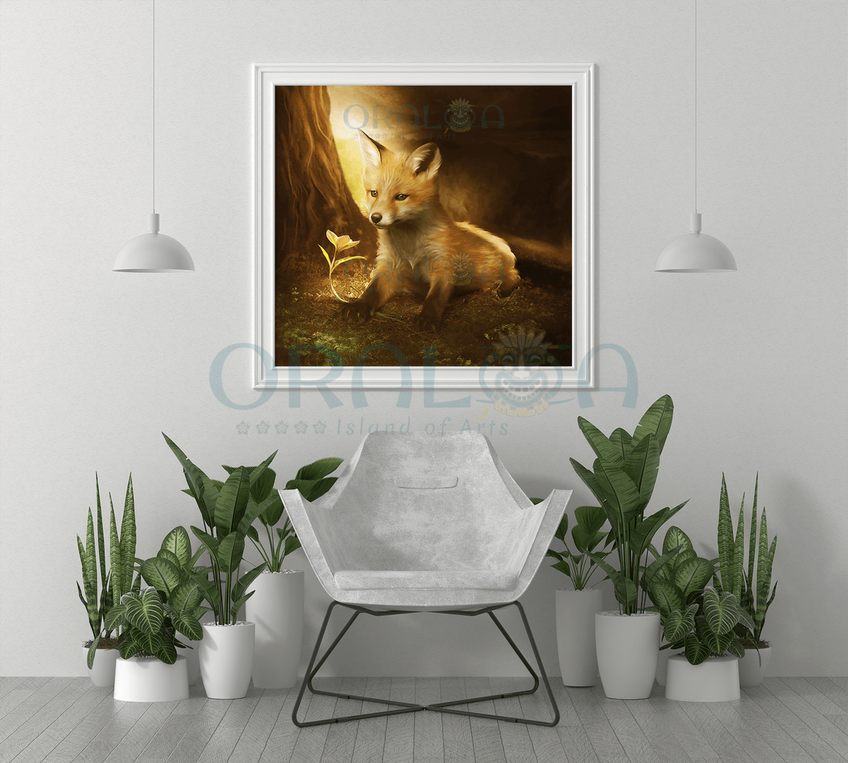 Little Fox and the Flower - Oraloa
