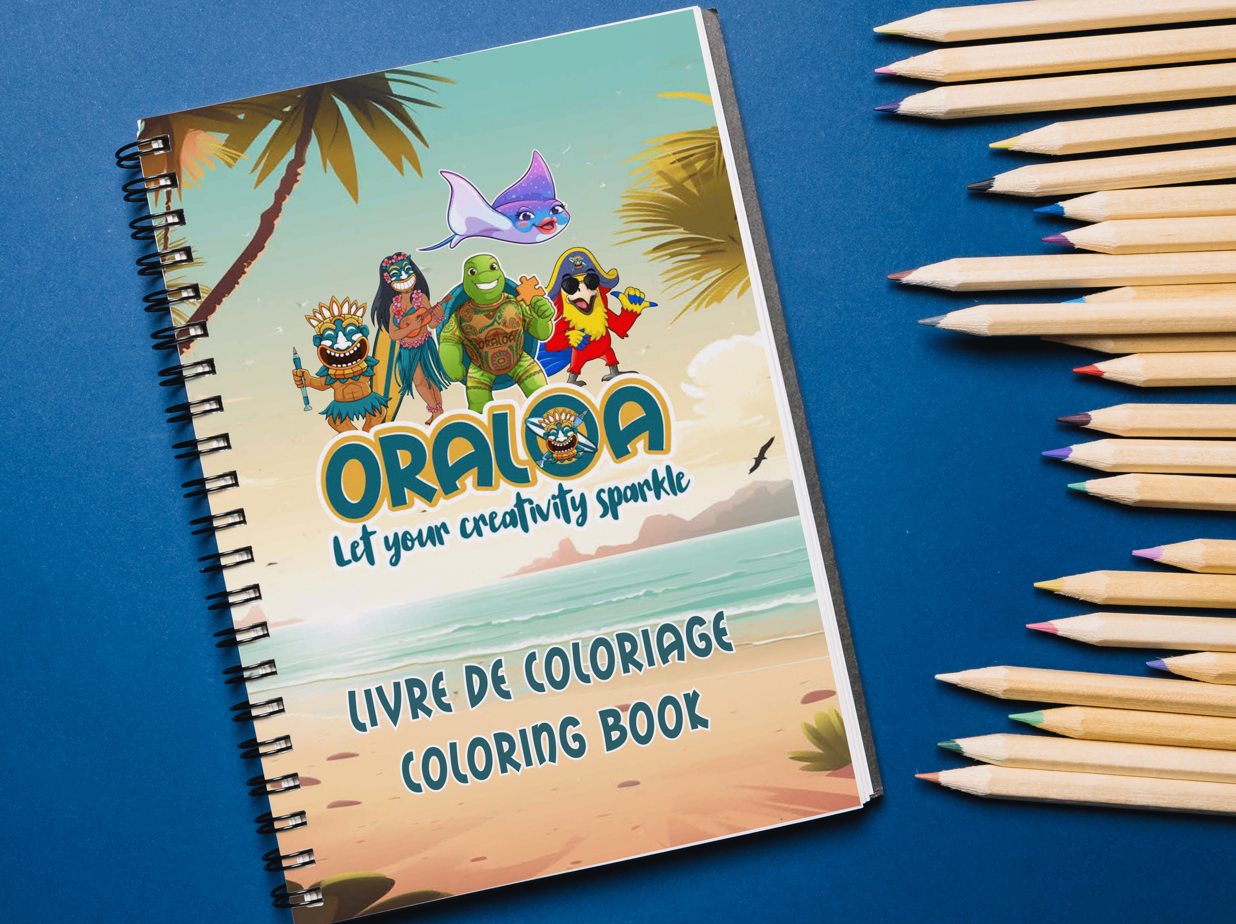 Oraloa & Artistes coloring book Oraloa.