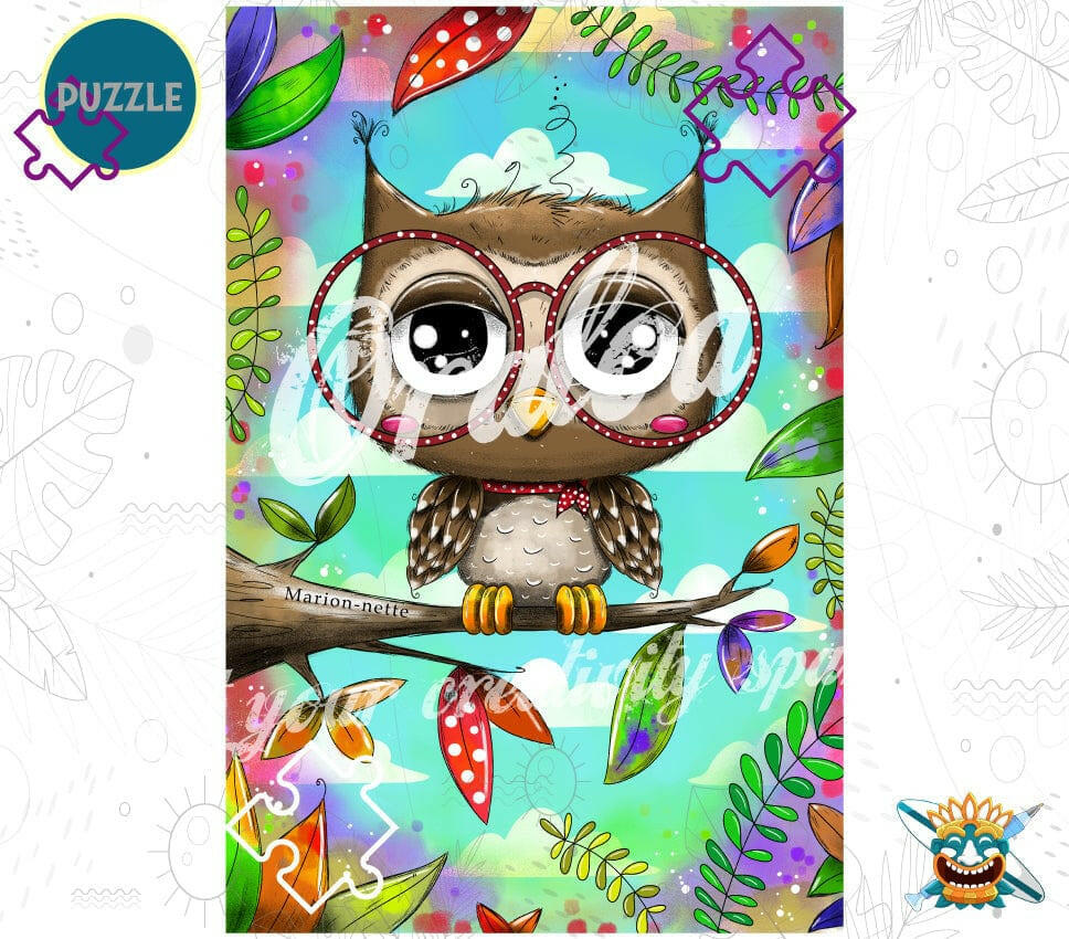 Diamond Painting Kits 24 Pieces Flower Owl Small Diamond Painting