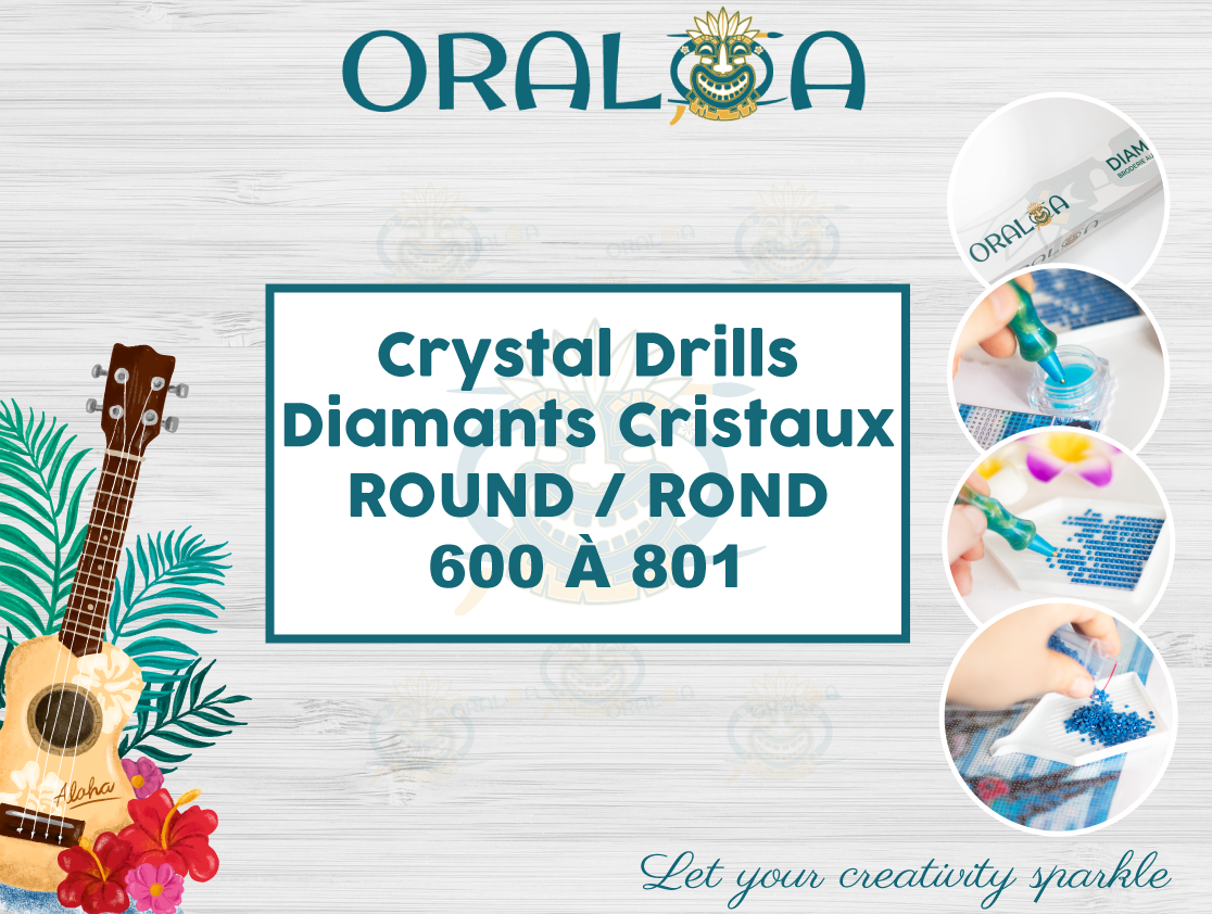 Round Crystal Diamonds - 600 to 801