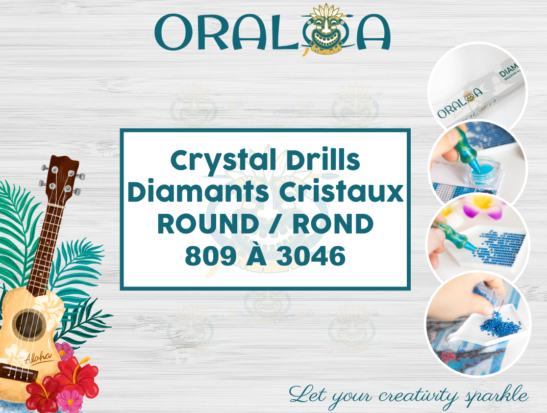 Diamantes de cristal redondos: 809 a 3046