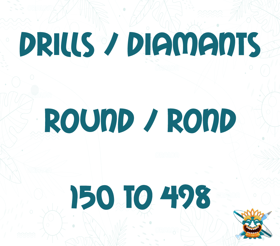 Round drills 150 to 498