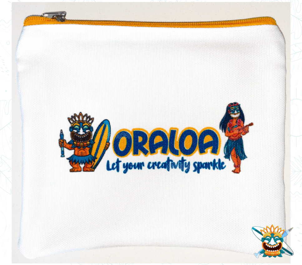 Oraloa Stofftasche mit Reißverschluss