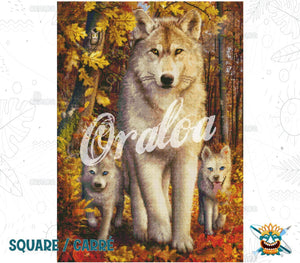 lobo y cachorros